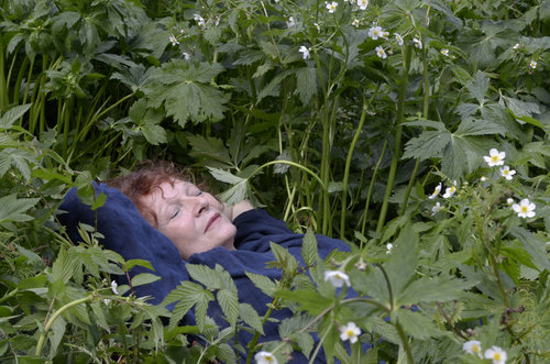 Portrait de Claudie Hunzinger par Françoise Saur © Françoise Saur